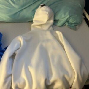 White zip up